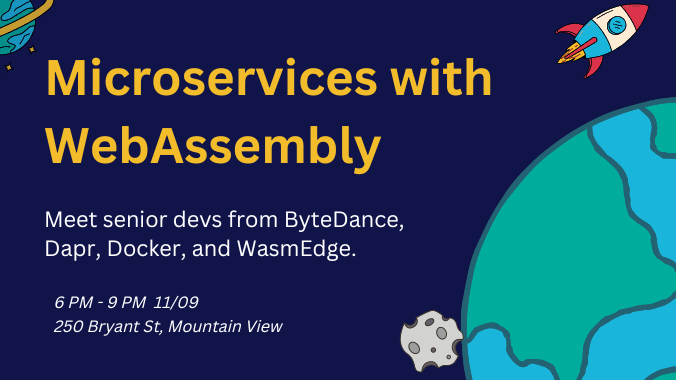 Cover image for WebAssembly Meetup in MontainView SF on Nov 9