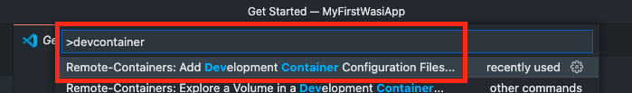 Add Development Container Configuration Files