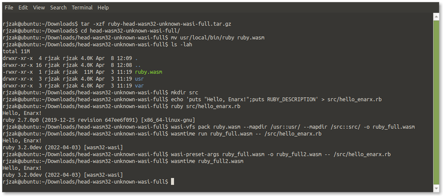 Ruby &amp; WebAssembly