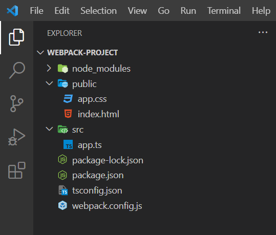 Webpack project